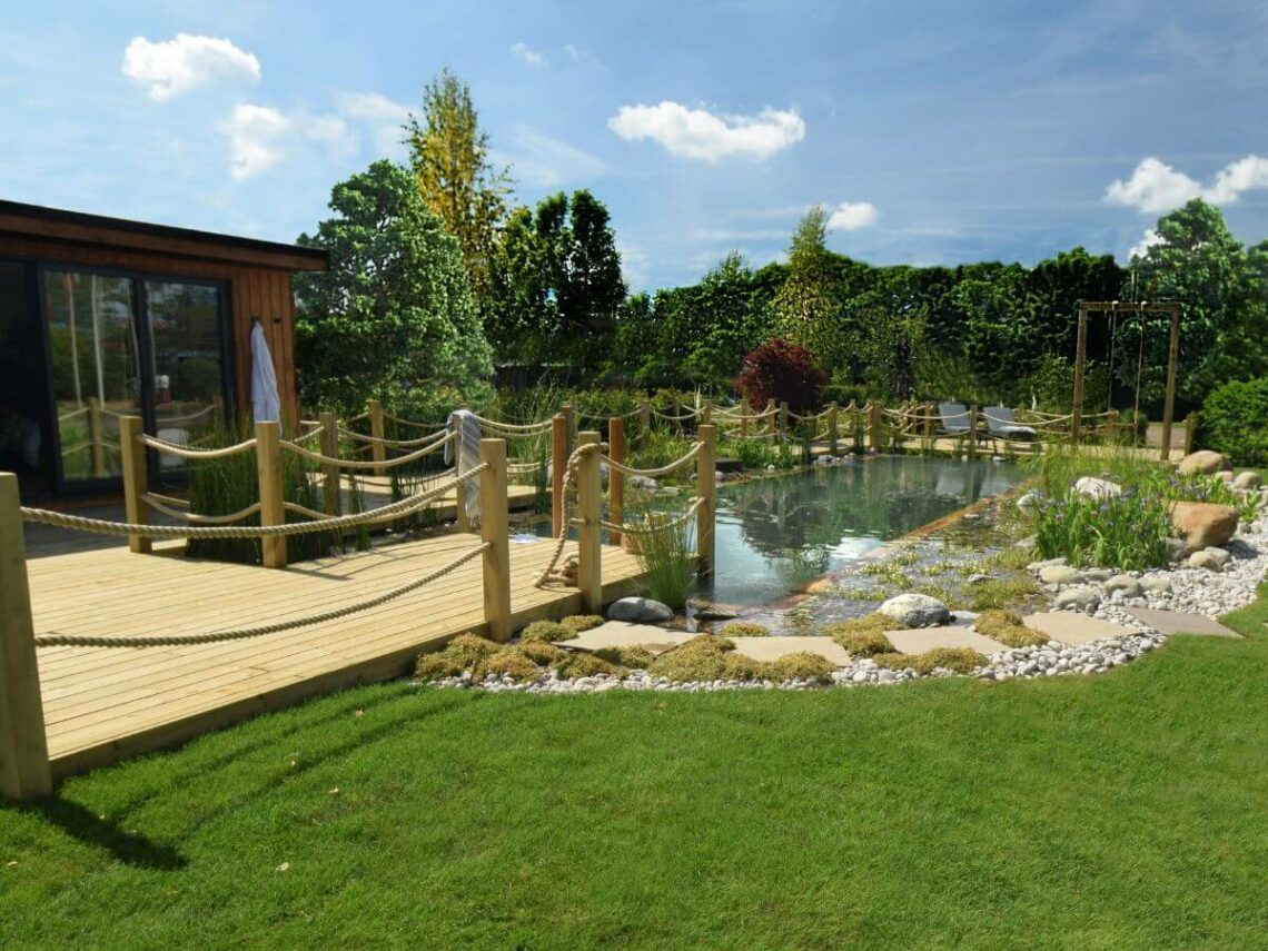 Gardeners World Live Award Winning Natural Water Swimming Pond