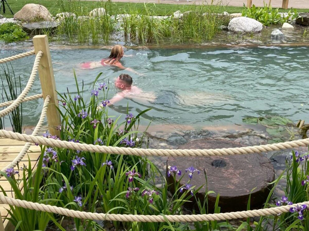 Award - Winning Natural Swimming Pond
