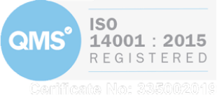 QMS ISO 14001 2015 Registered Certificate Number 335002019