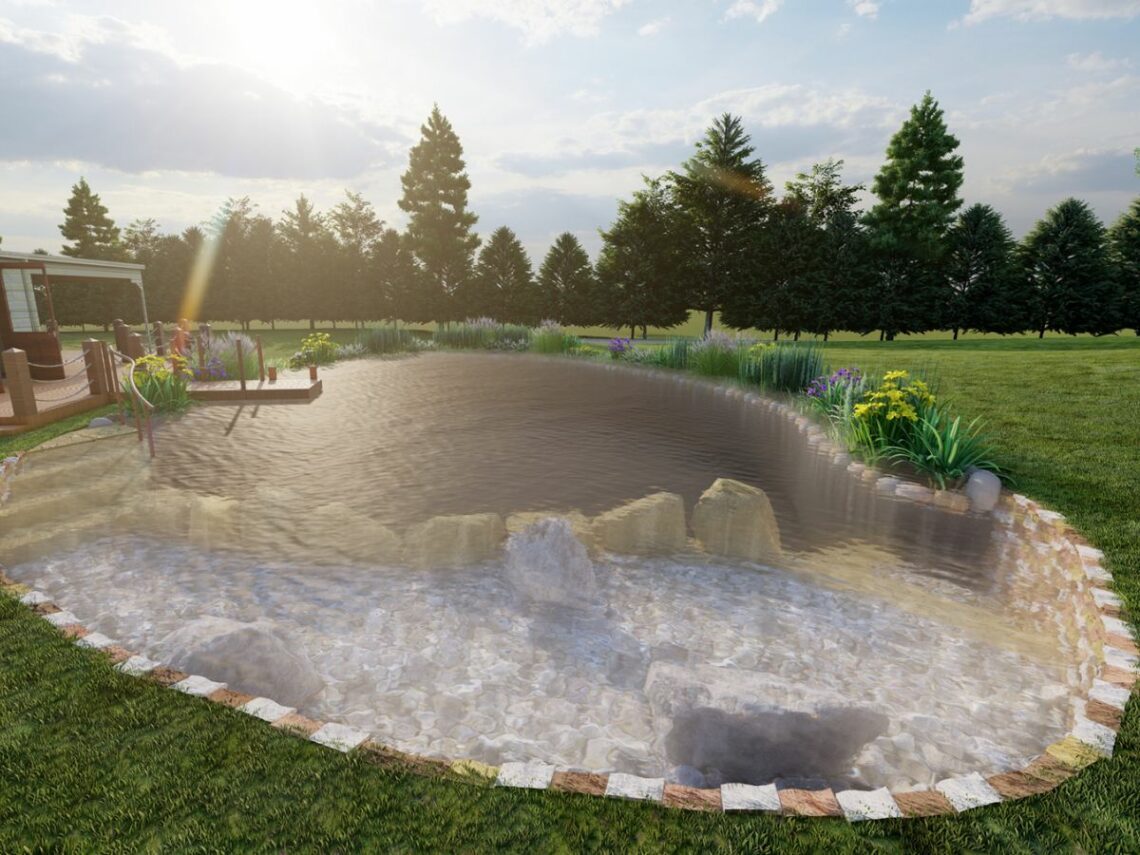 Nottingham Wildlife Pond Project Design Render 2