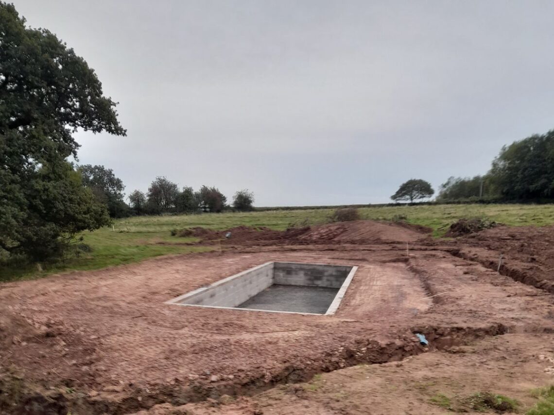 South Wales Swimpond The build