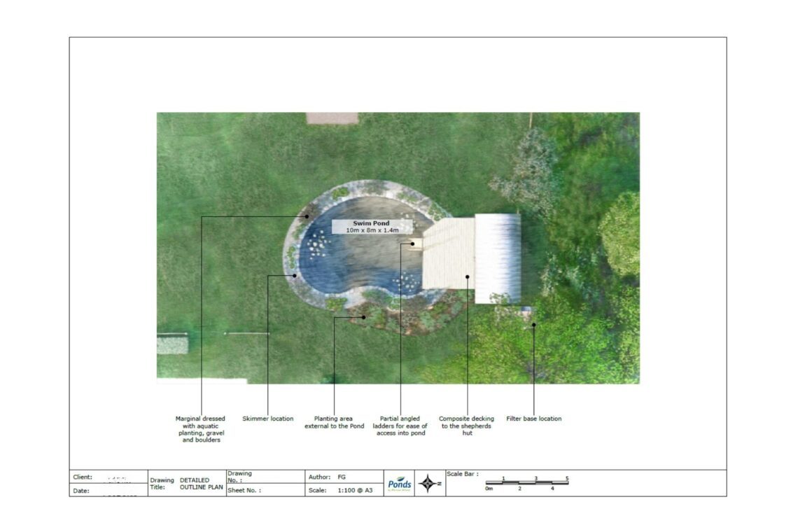 SwimPond Project - Reigate, Surrey 2 Surrey Swimmpond Plan